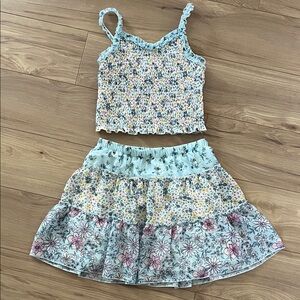 btween Floral Kids Dress Set
